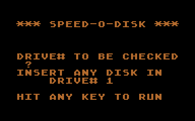 Speed-O-Disk atari screenshot