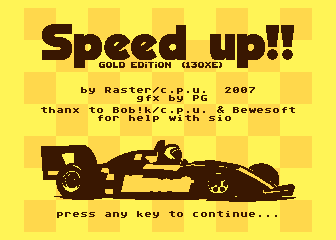Speed Up! - Gold Edition atari screenshot