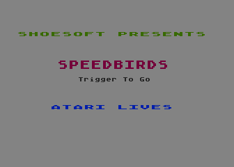 Speedbirds atari screenshot