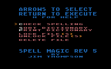 Spell Magic atari screenshot