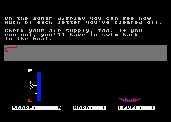 Spelldiver atari screenshot