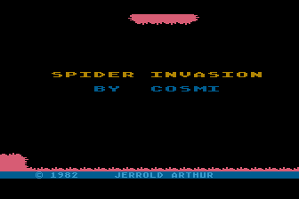 Spider Invasion atari screenshot