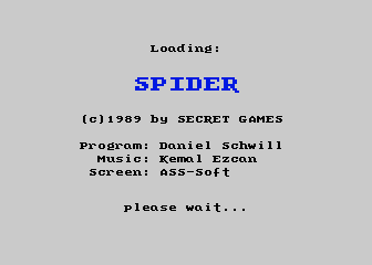 Spider atari screenshot