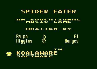 Spider Eater atari screenshot