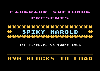 Spiky Harold atari screenshot