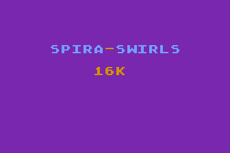 Spira-Swirls atari screenshot