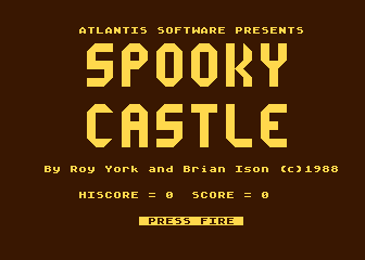 Spooky Castle atari screenshot