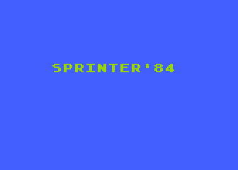 Sprinter '84 atari screenshot