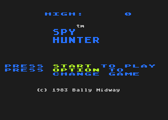 Spy Hunter atari screenshot