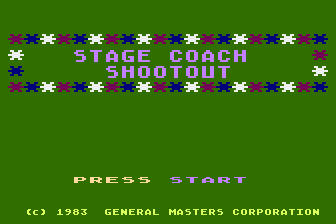 Stage Coach Shootout atari screenshot