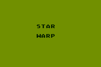 Star Warp atari screenshot