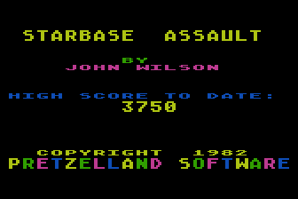 Starbase Assault atari screenshot