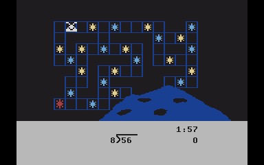 Mathematics Action Games - Star Maze atari screenshot