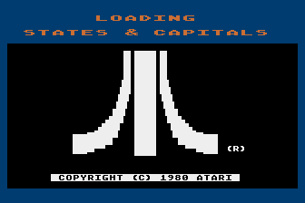 States and Capitals atari screenshot