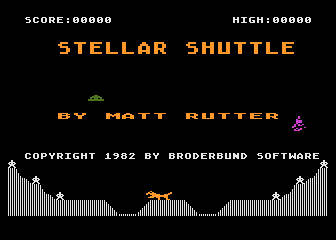 Stellar Shuttle atari screenshot
