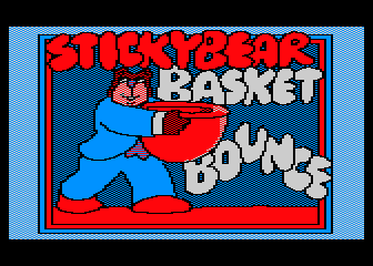Stickybear Basketbounce atari screenshot