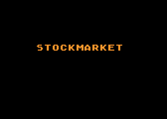 Stock Market atari screenshot