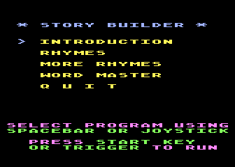 Story Builder / Word Master atari screenshot