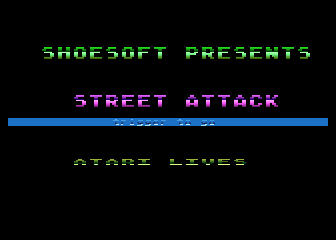 Street Attack atari screenshot