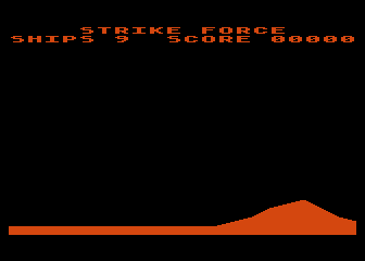 Strike Force atari screenshot
