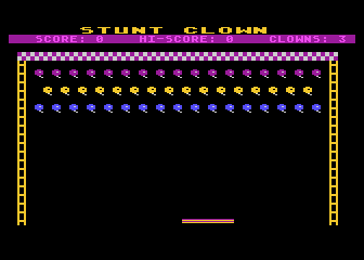 Stunt Clown atari screenshot