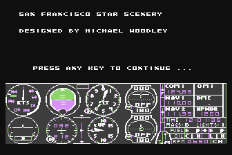 SubLOGIC Star Scenery Disk - San Francisco and the Bay Area