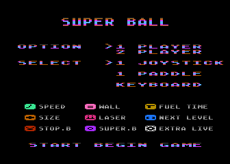 Super Ball atari screenshot