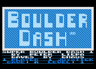 Super Boulder Dash 1 atari screenshot