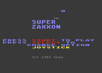 Super Zaxxon atari screenshot