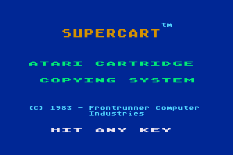 Supercart atari screenshot