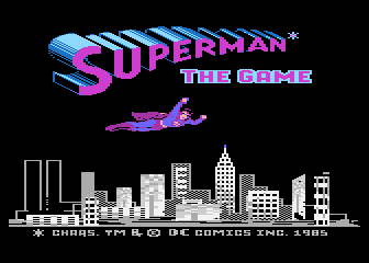 Superman - The Game atari screenshot