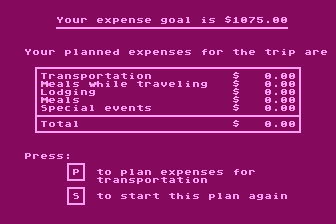 Survival Math atari screenshot