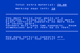 Survival Math atari screenshot