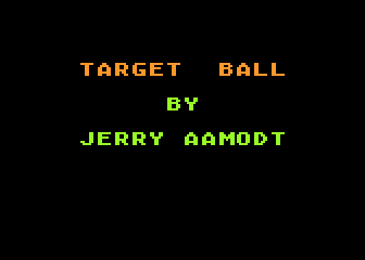 Target Ball atari screenshot