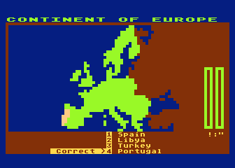 Tariteach - Geograquiz - 3. Europe atari screenshot