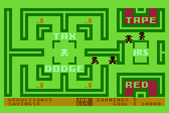 Tax Dodge atari screenshot