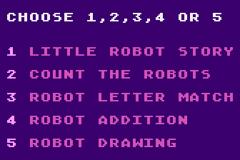 Ten Little Robots atari screenshot