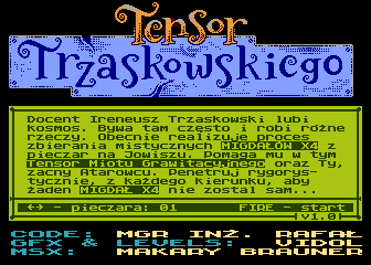 Tensor Trzaskowskiego atari screenshot