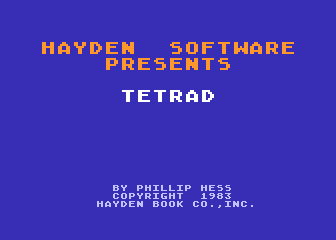 Tetrad atari screenshot