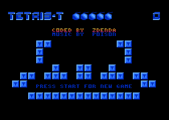 Tetris-T atari screenshot