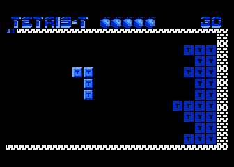Tetris-T atari screenshot