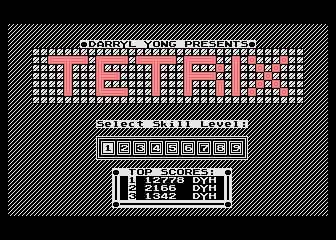 Tetrix atari screenshot