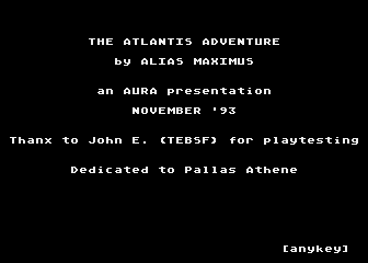 Atlantis Adventure (The) atari screenshot