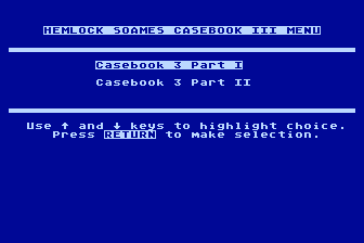 Casebook of Hemlock Soames #3 (The) atari screenshot
