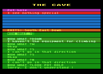 Cave (The) atari screenshot