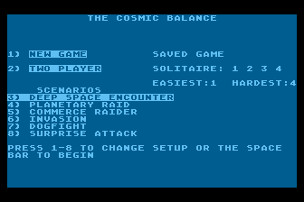 Cosmic Balance (The) atari screenshot