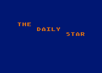 Daily Star (The) atari screenshot