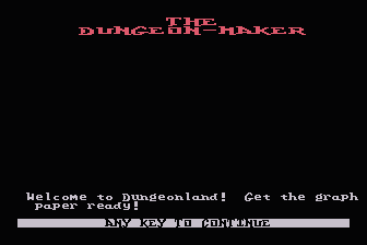 Dungeon-Maker (The) atari screenshot