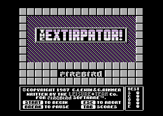 Extirpator! (The) atari screenshot