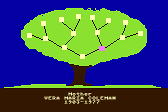 Family Tree (The) atari screenshot